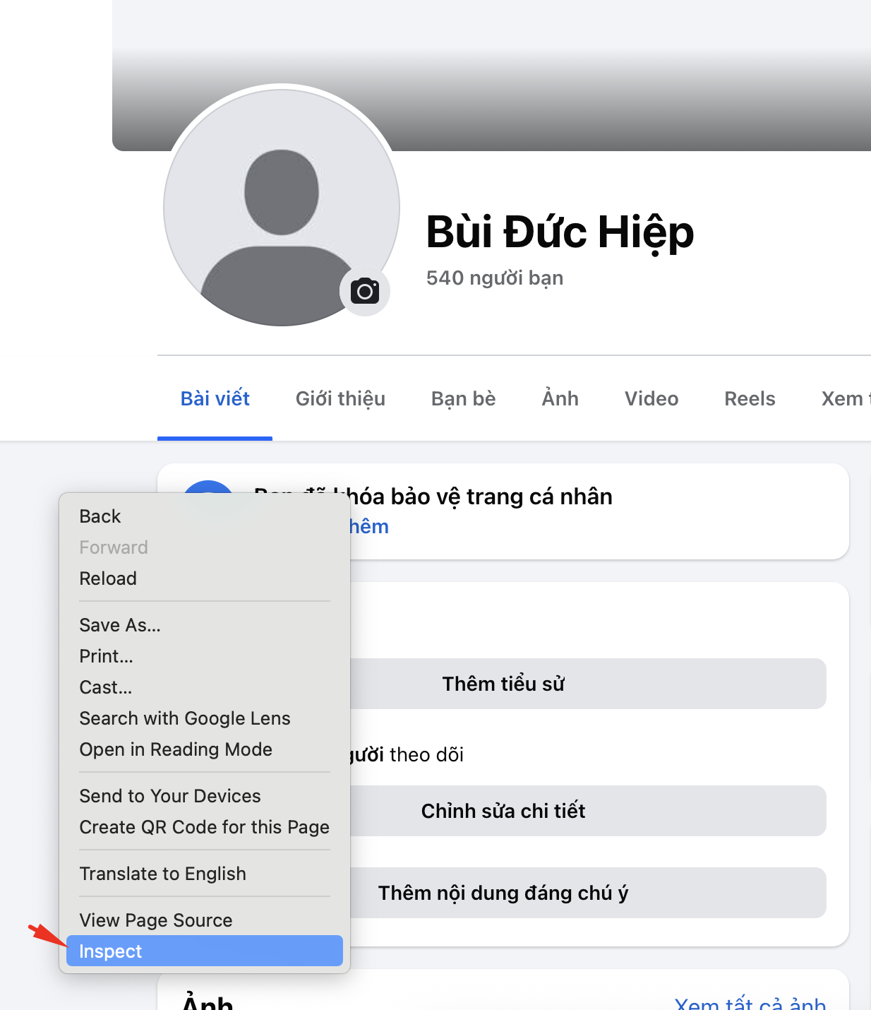 Lấy Cookie Facebook thủ công